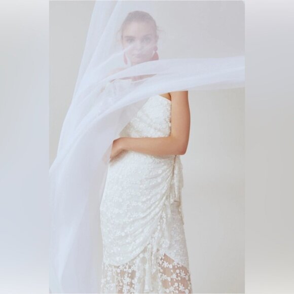 Keepsake Retrospect Midi Dress Ivory - Picture 3 of 7